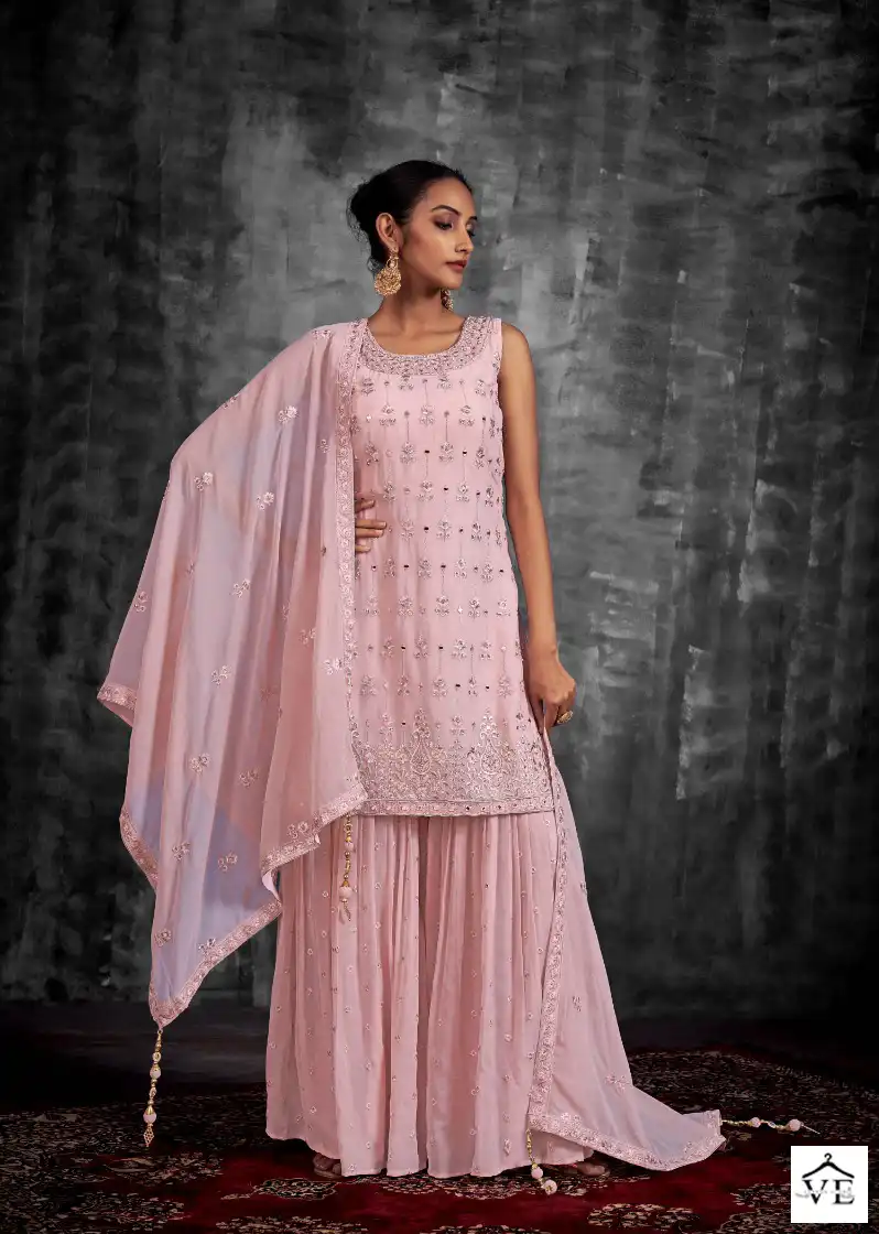 Arya Noorani Saga-6 Georgette Wholesale Readymade Designer Suit Catalog — Wholesale Salwar Suits, MPA wholesale from Surat - Gallery Image 2