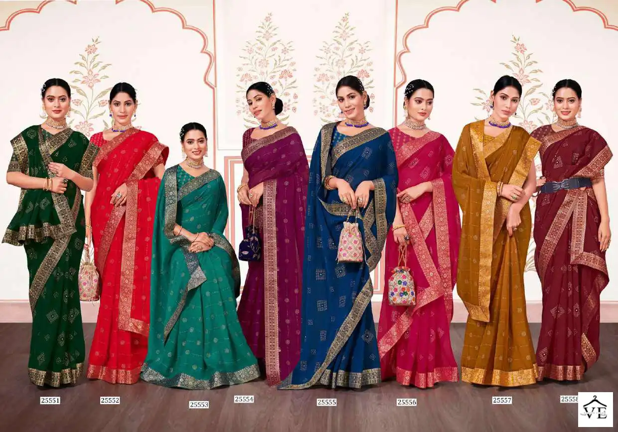 Madhupriya Nrityam White Cat Zometto Wholesale Saree Catalog — Wholesale Sarees, MPA wholesale from Surat — view 9