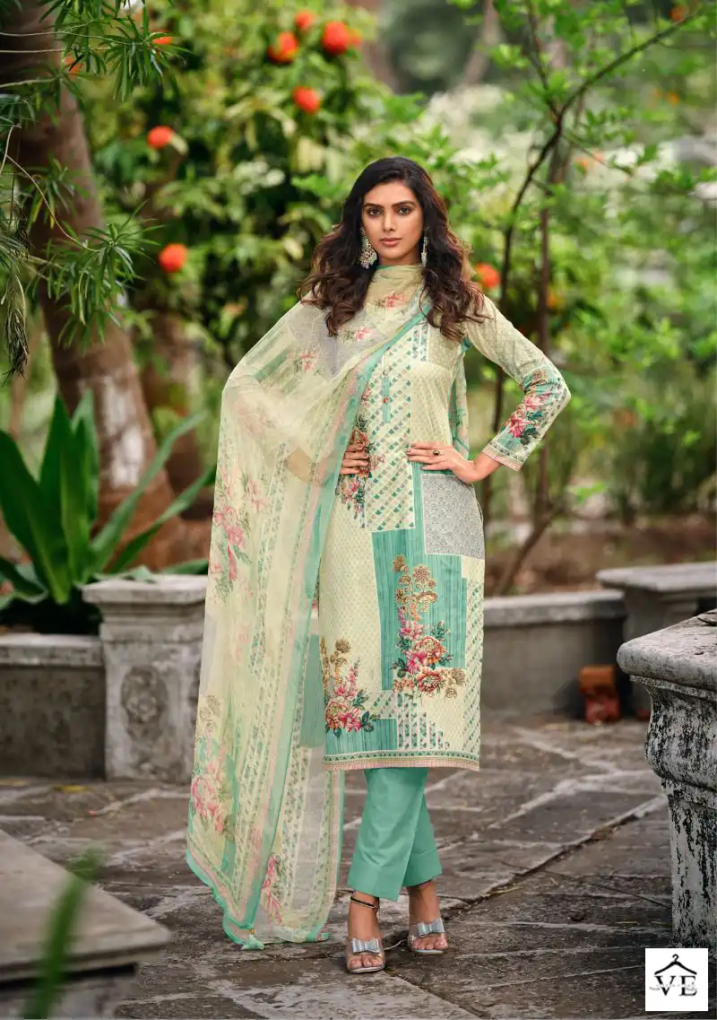 Kaavish Naimat Pure Lawn Cotton Wholesale Salwar Suit Catalog — Wholesale Salwar Suits, MPA wholesale from Surat — view 7