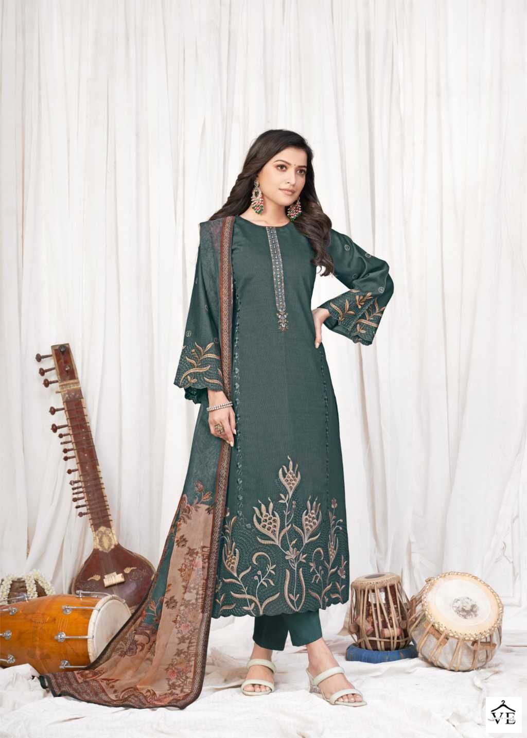 Brij Naya Cotton Wholesale Pakistani Salwar Suit Catalog — Wholesale Salwar Suits, MPA wholesale from Surat - Gallery Image 3