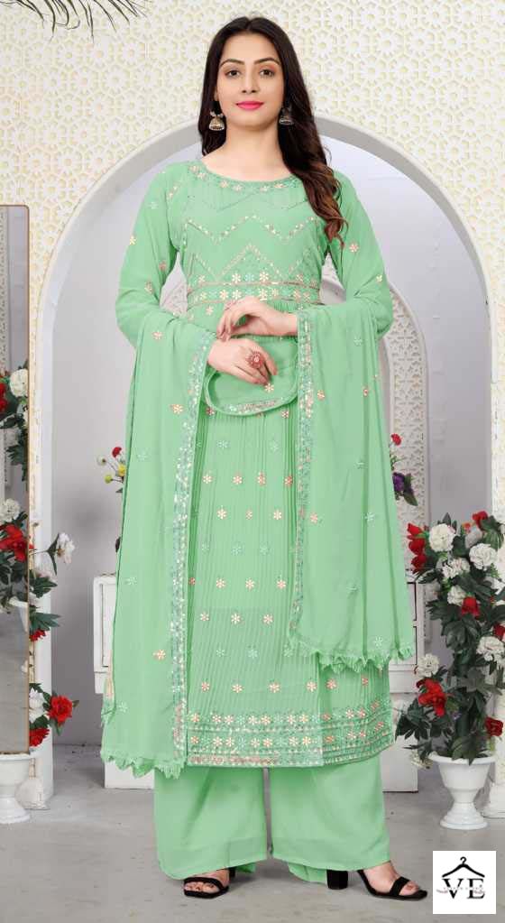 Ramsha Nayra Vol 4 Georgette Wholesale Pakistani Salwar Suit Catalog — Wholesale Salwar Suits, MPA wholesale from Surat - Gallery Image 4