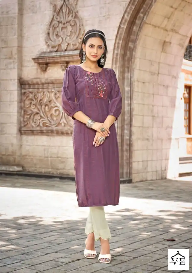 Kalaroop Noori Heavy Fancy Rayon Wholesale Kurtis Catalog — Wholesale Kurtis, MPA wholesale from Surat - Gallery Image 6