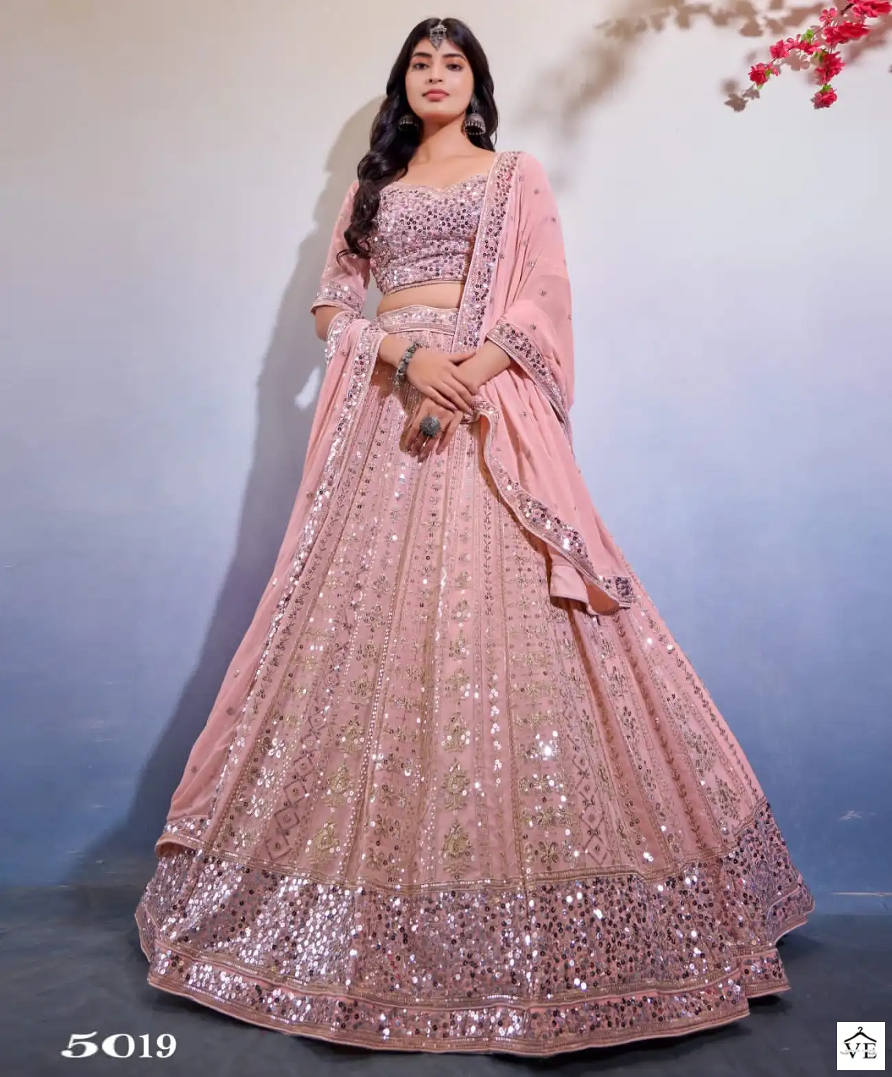 Anantesh Occasions Vol 5 Premium Georgette Wholesale Lehenga Choli Catalog — Wholesale Lehenga, MPA wholesale from Surat — view 1