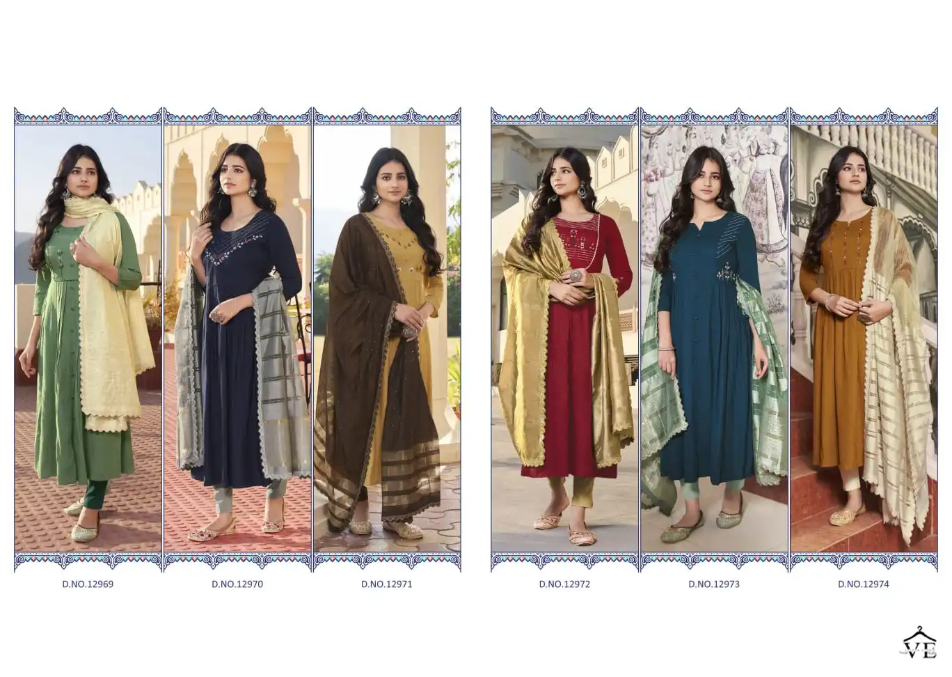 Kalaroop Olivia Fancy Rayon Wholesale Readymade Suits Catalog — Wholesale Salwar Suits, MPA wholesale from Surat — view 7