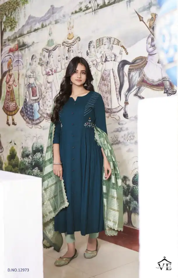 Kalaroop Olivia Fancy Rayon Wholesale Readymade Suits Catalog — Wholesale Salwar Suits, MPA wholesale from Surat - Gallery Image 4