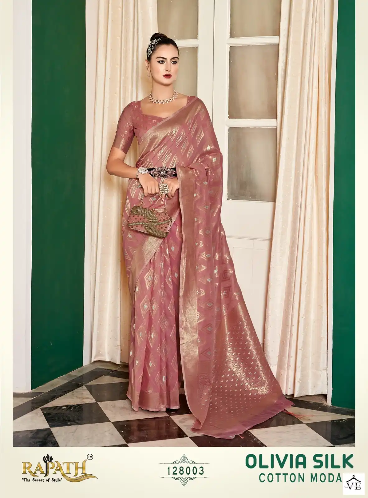 Rajpath Olivia Silk Pure Cotton Modal Silk Wholesale Saree Catalog — Wholesale Sarees, MPA wholesale from Surat - Gallery Image 3