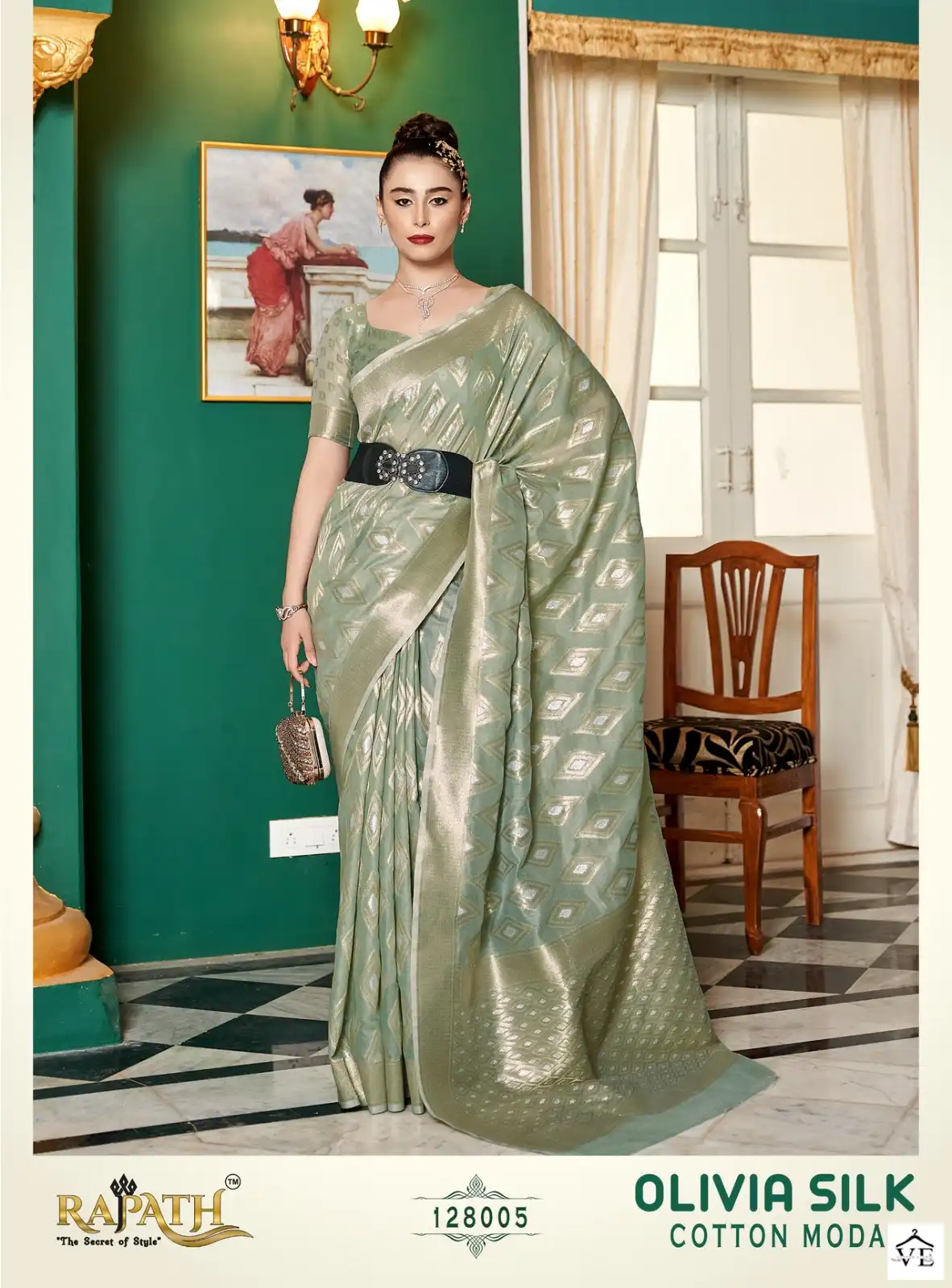 Rajpath Olivia Silk Pure Cotton Modal Silk Wholesale Saree Catalog — Wholesale Sarees, MPA wholesale from Surat - Gallery Image 5