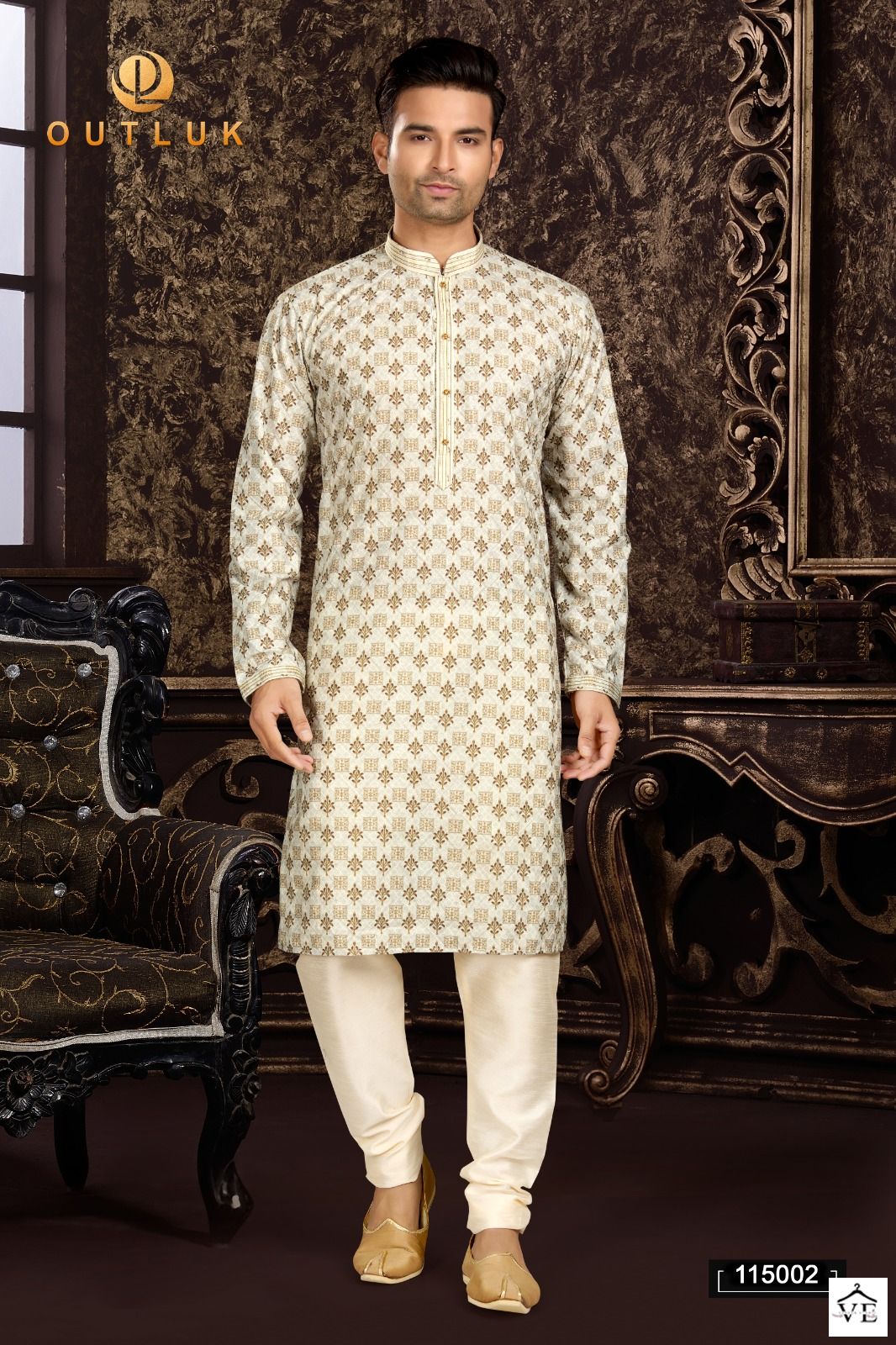 Outluk Vol 115 Cotton Wholesale Kurta With Pajama Catalog — Singles, MPA wholesale from Surat — view 3