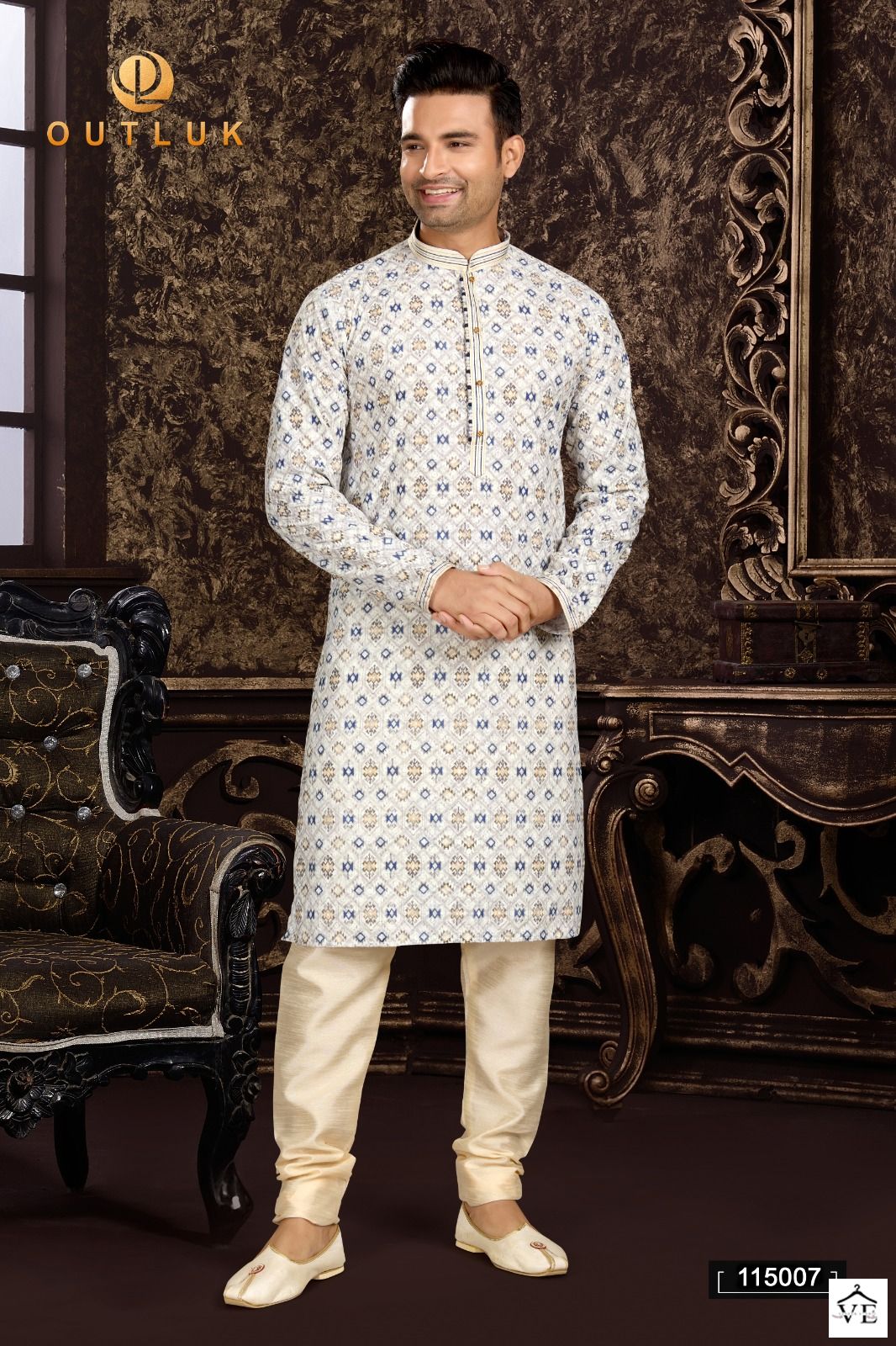 Outluk Vol 115 Cotton Wholesale Kurta With Pajama Catalog — Singles, MPA wholesale from Surat — view 5