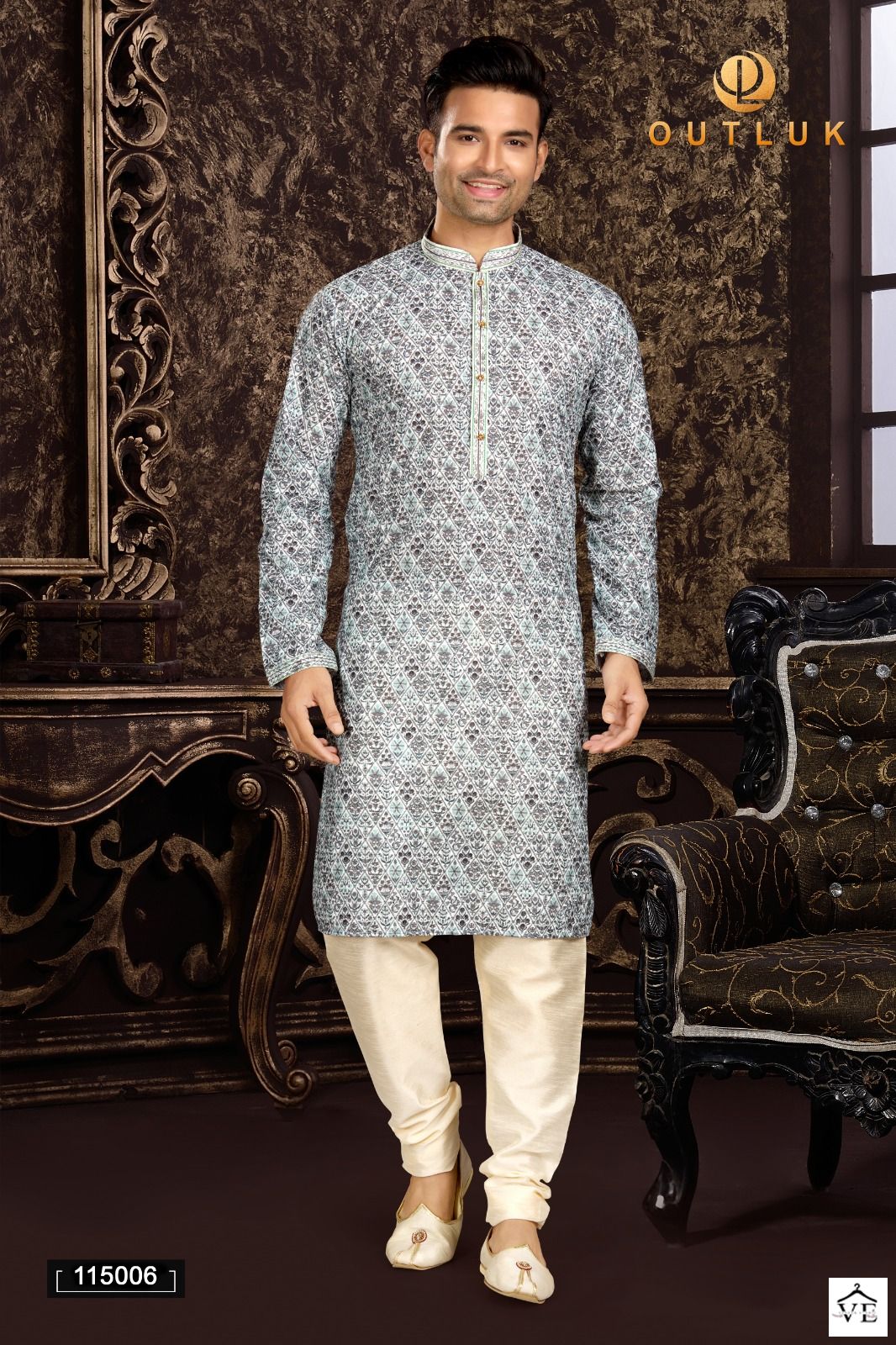 Outluk Vol 115 Cotton Wholesale Kurta With Pajama Catalog — Singles, MPA wholesale from Surat — view 6