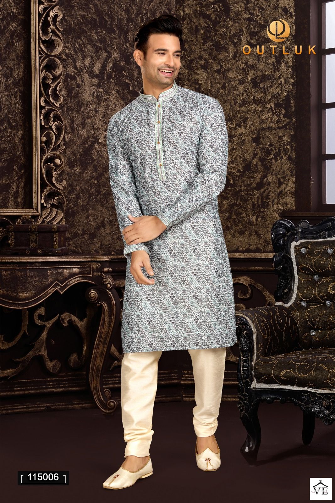 Outluk Vol 115 Cotton Wholesale Kurta With Pajama Catalog — Singles, MPA wholesale from Surat — view 7