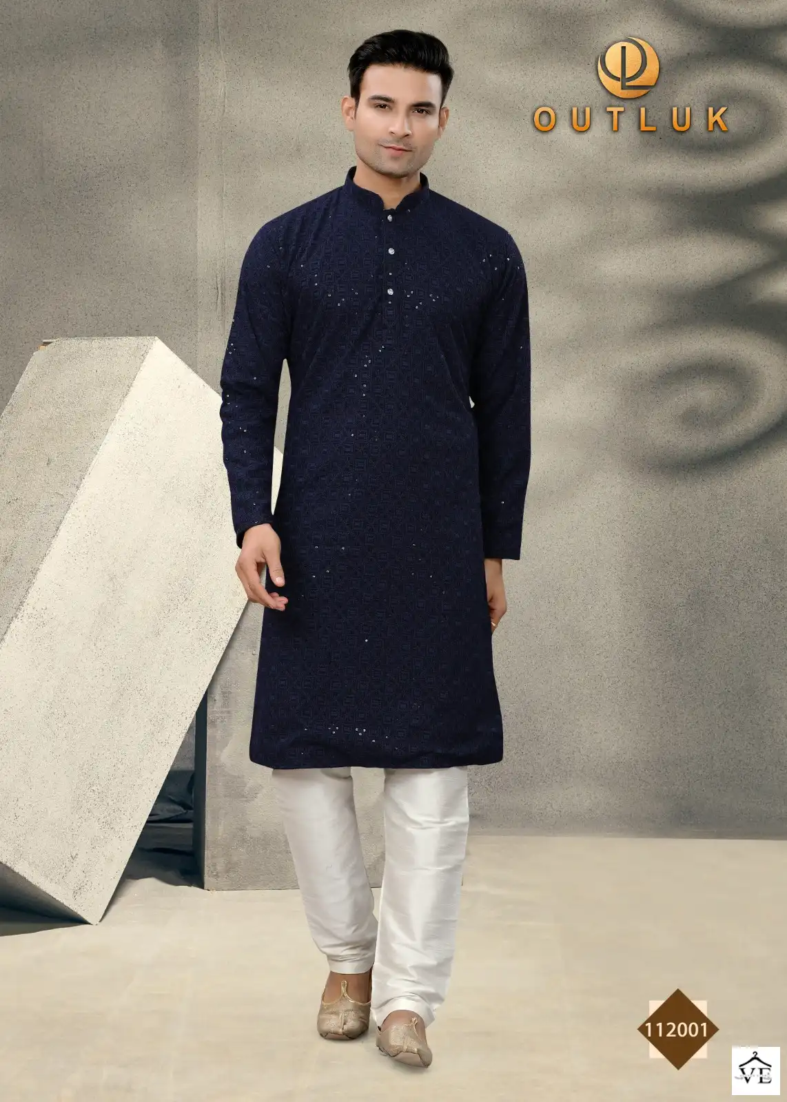 Outlook Vol 112 Georgette Wholesale Kurta Pajama Catalog — Singles, MPA wholesale from Surat — view 2