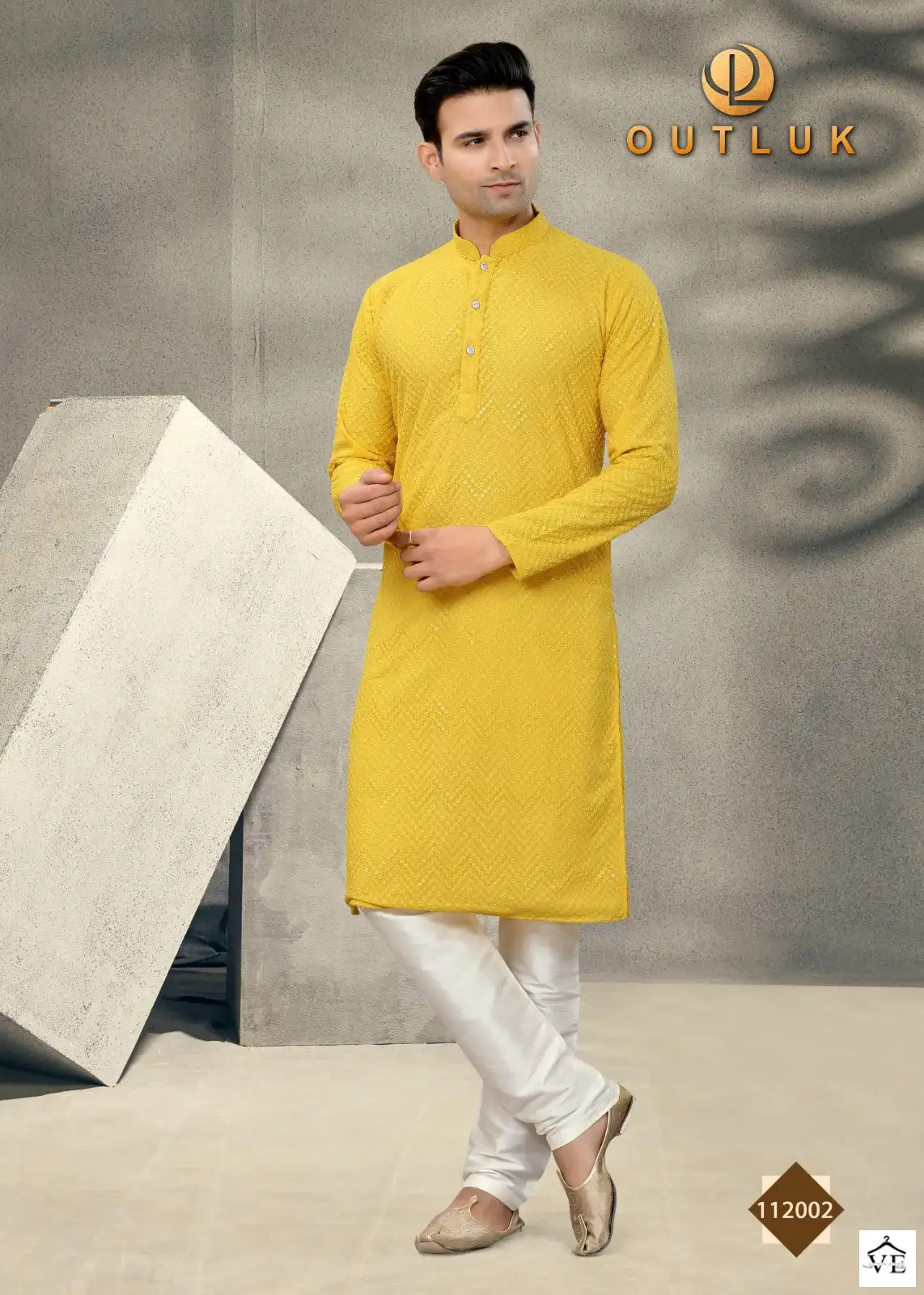 Outlook Vol 112 Georgette Wholesale Kurta Pajama Catalog — Singles, MPA wholesale from Surat — view 3
