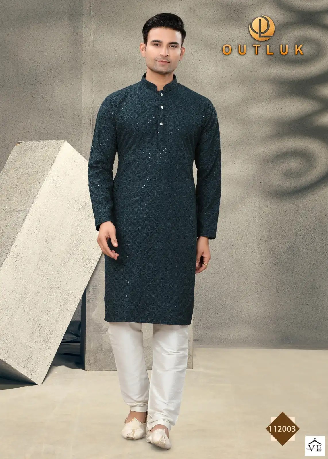 Outlook Vol 112 Georgette Wholesale Kurta Pajama Catalog — Singles, MPA wholesale from Surat — view 4