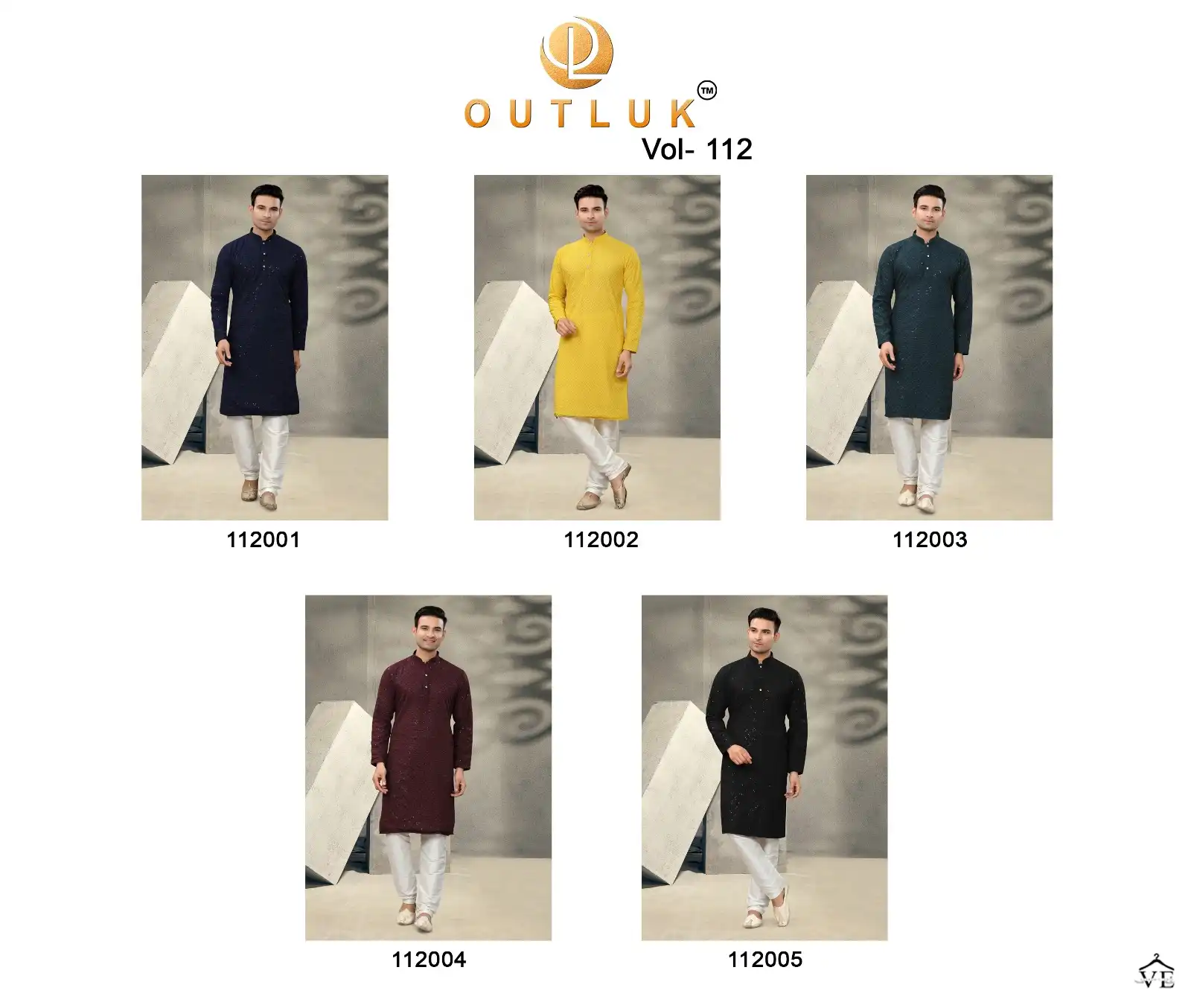 Outlook Vol 112 Georgette Wholesale Kurta Pajama Catalog — Singles, MPA wholesale from Surat — view 6