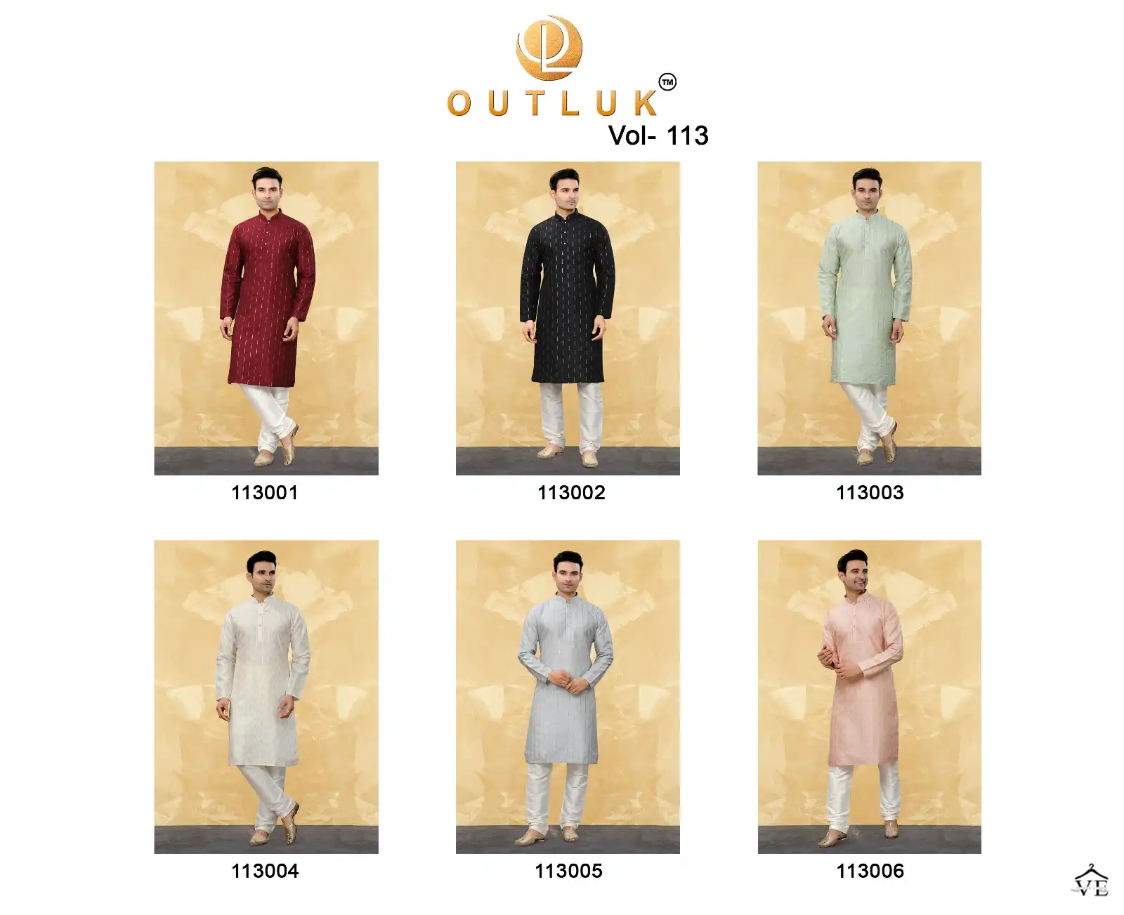 Outlook Vol 113 Art Silk Wholesale Kurta Pajama Catalog — Singles, MPA wholesale from Surat — view 7