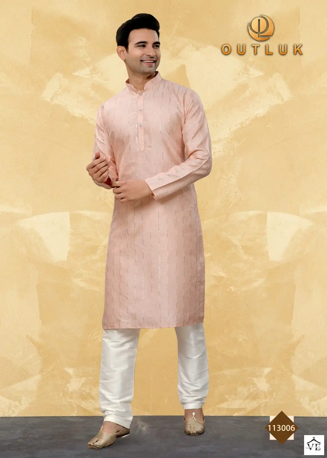 Outlook Vol 113 Art Silk Wholesale Kurta Pajama Catalog — Singles, MPA wholesale from Surat — view 2