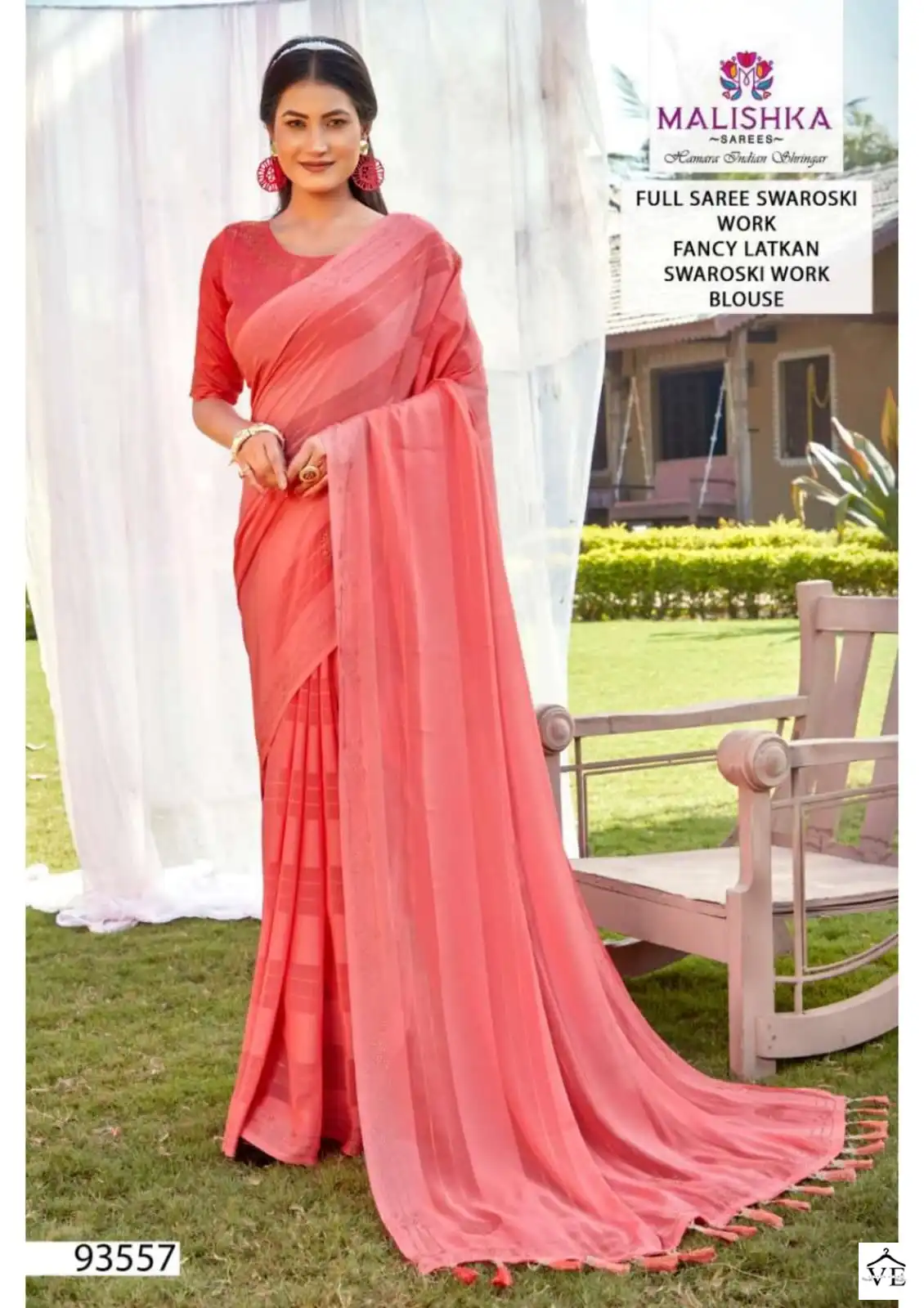 Malishka Padmini Wetless Kalrav Wholesale Saree Catalog — Wholesale Sarees, MPA wholesale from Surat - Gallery Image 3