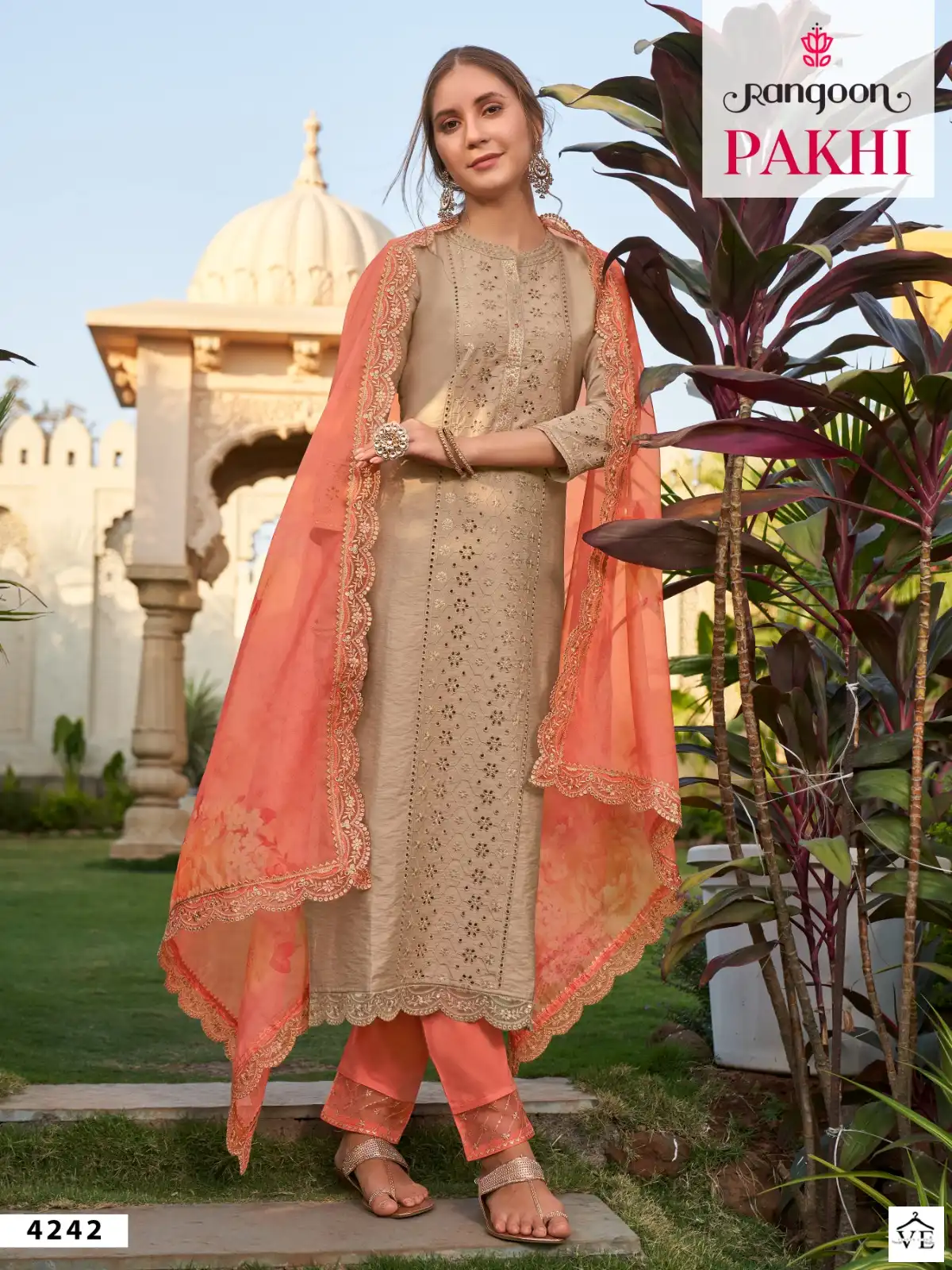 Rangoon Pakhi Viscose Wholesale Readymade Suits Catalog — Wholesale Salwar Suits, MPA wholesale from Surat - Gallery Image 3