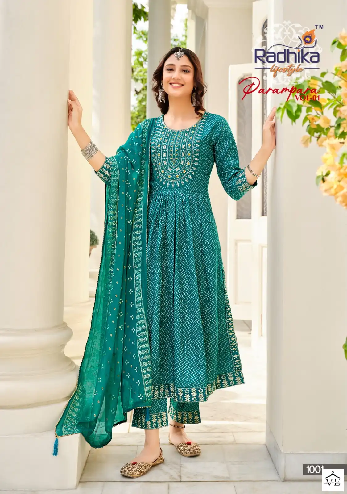 Radhika Parampara Vol 1 Heavy Rayon Wholesale Readymade Suits Catalog — Wholesale Salwar Suits, MPA wholesale from Surat - Gallery Image 4
