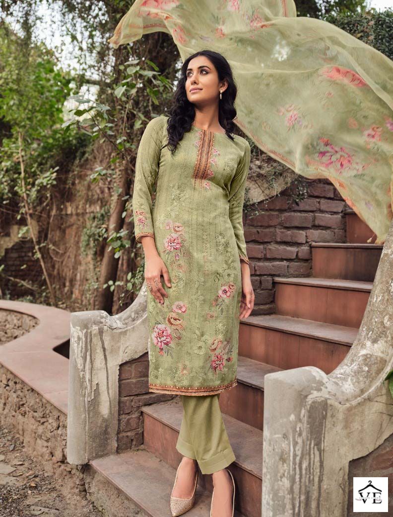 Belliza Designer Parnika Jam Cotton Wholesale Pakistani Salwar Suit Catalog — Wholesale Salwar Suits, MPA wholesale from Surat - Gallery Image 4