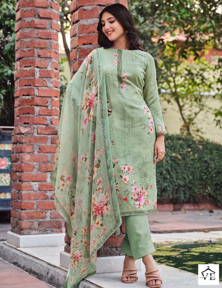 Belliza Designer Parnika Jam Cotton Wholesale Pakistani Salwar Suit Catalog — Wholesale Salwar Suits, MPA wholesale from Surat — view 1