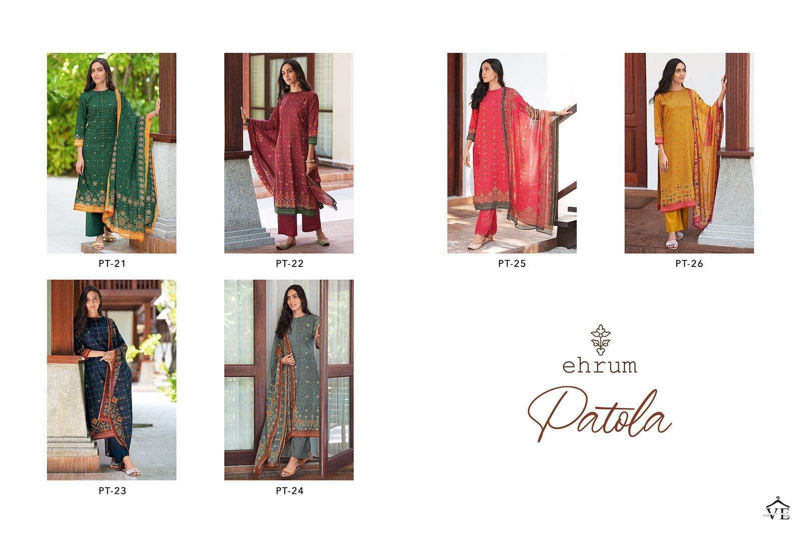 Varsha Patola Cotton Wholesale Designer Salwar Suit Catalog — Wholesale Salwar Suits, Varsha wholesale from Surat — view 7
