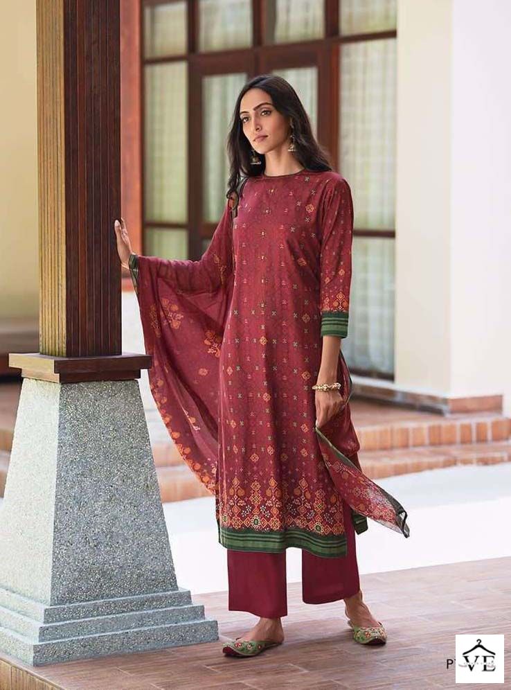 Varsha Patola Cotton Wholesale Designer Salwar Suit Catalog — Wholesale Salwar Suits, Varsha wholesale from Surat - Gallery Image 2