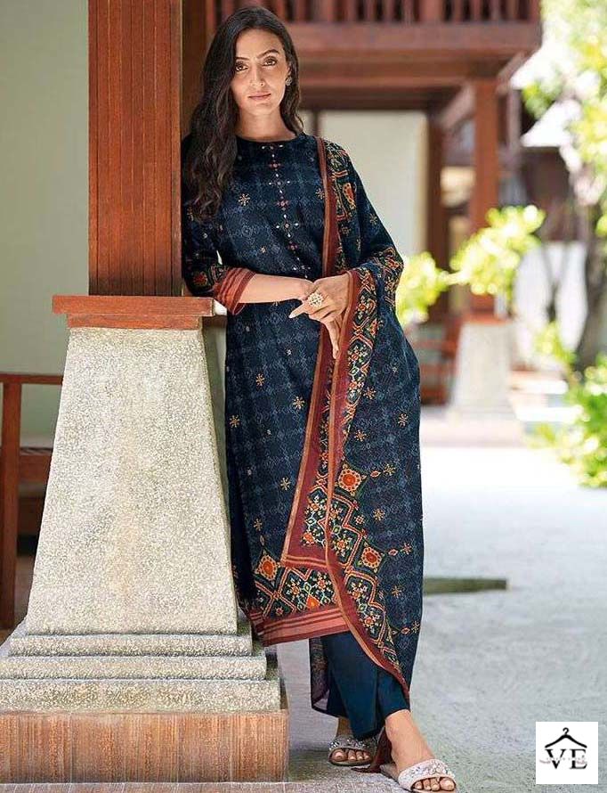 Varsha Patola Cotton Wholesale Designer Salwar Suit Catalog — Wholesale Salwar Suits, Varsha wholesale from Surat — view 1