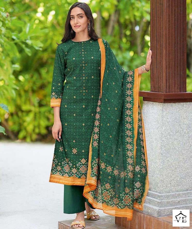 Varsha Patola Cotton Wholesale Designer Salwar Suit Catalog — Wholesale Salwar Suits, Varsha wholesale from Surat - Gallery Image 3
