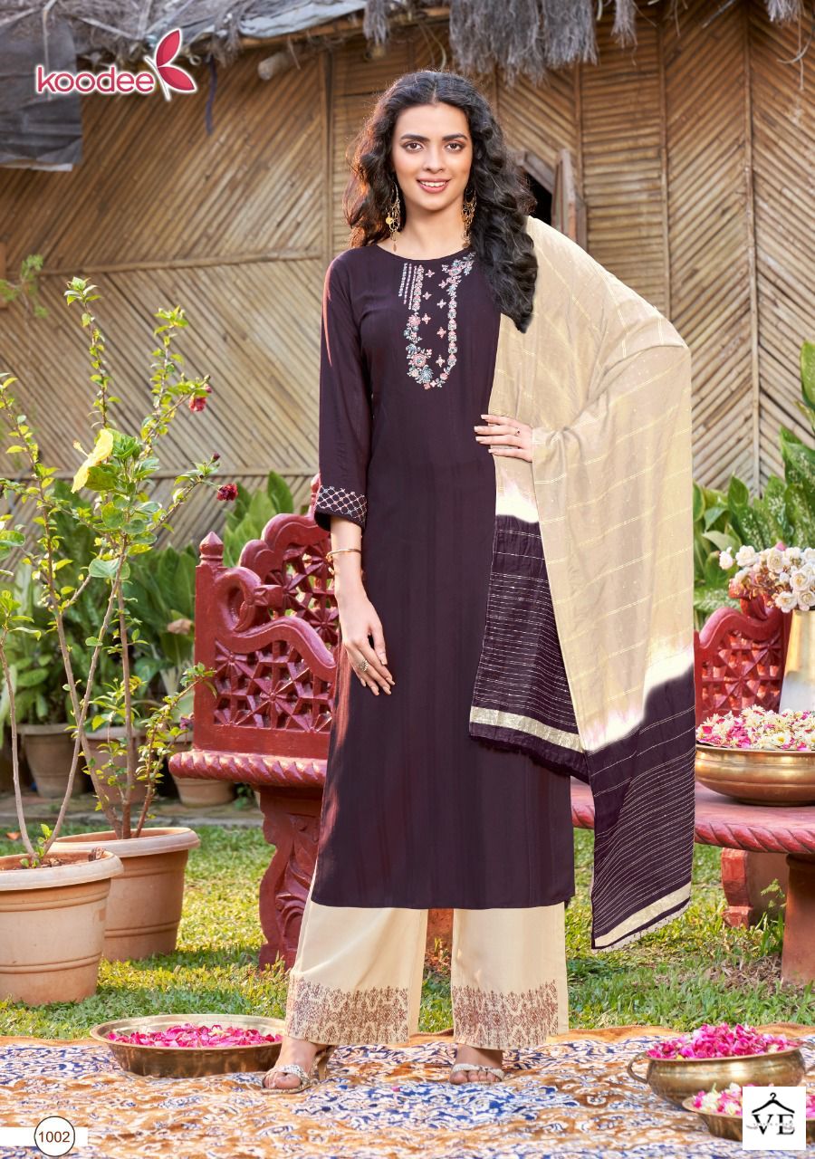 Koodee Pehchan Vol 7 Viscose Wholesale Readymade Salwar Suit Catalog — Wholesale Salwar Suits, MPA wholesale from Surat — view 6