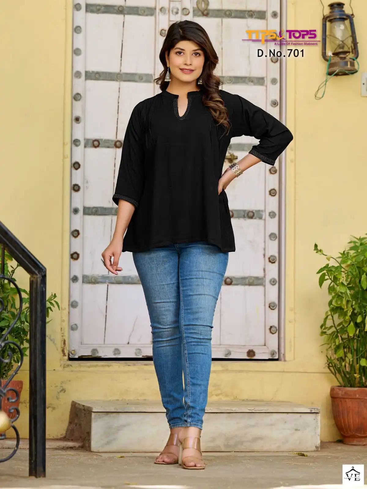 Tips & Tops Pepe Tops Vol 7 Rayon Wholesale Kurti Catalog — Wholesale Kurtis, MPA wholesale from Surat - Gallery Image 3
