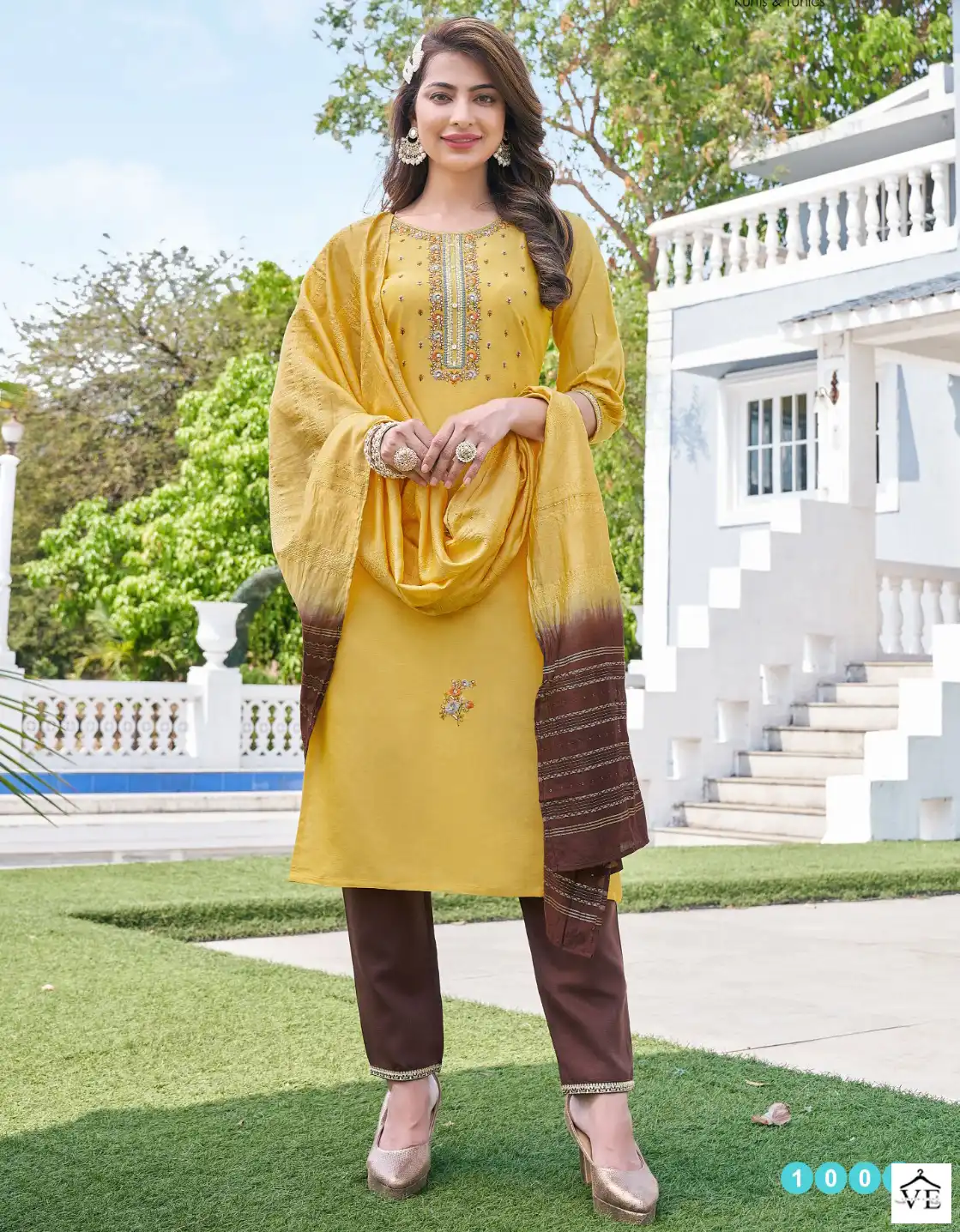 Pink Mirror Poetry Silk Wholesale Readymade Suits Catalog — Wholesale Salwar Suits, MPA wholesale from Surat — view 1