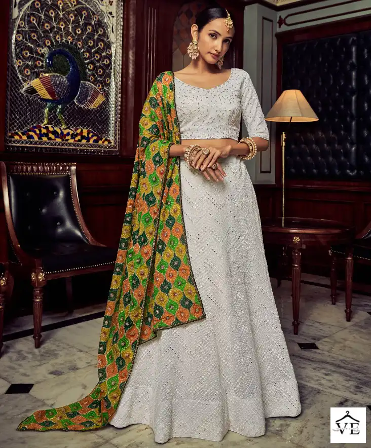 Arya Poshak Vol 5 Georgette Wholesale Lehenga Choli Catalog — Wholesale Lehenga, MPA wholesale from Surat — view 1