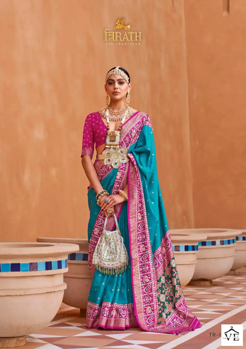 Trirath Pure Patola Vol 1 Sigma Silk Wholesale Saree Catalog — Wholesale Sarees, MPA wholesale from Surat — view 10