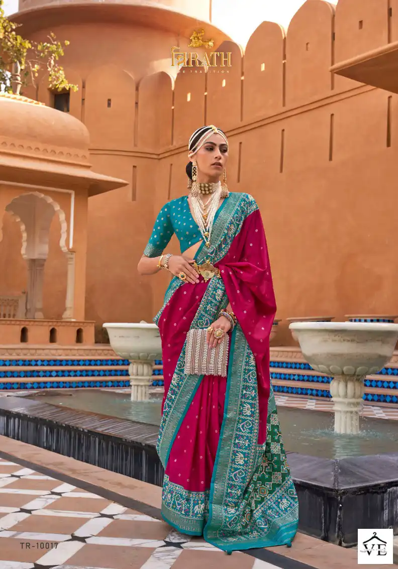 Trirath Pure Patola Vol 1 Sigma Silk Wholesale Saree Catalog — Wholesale Sarees, MPA wholesale from Surat — view 9