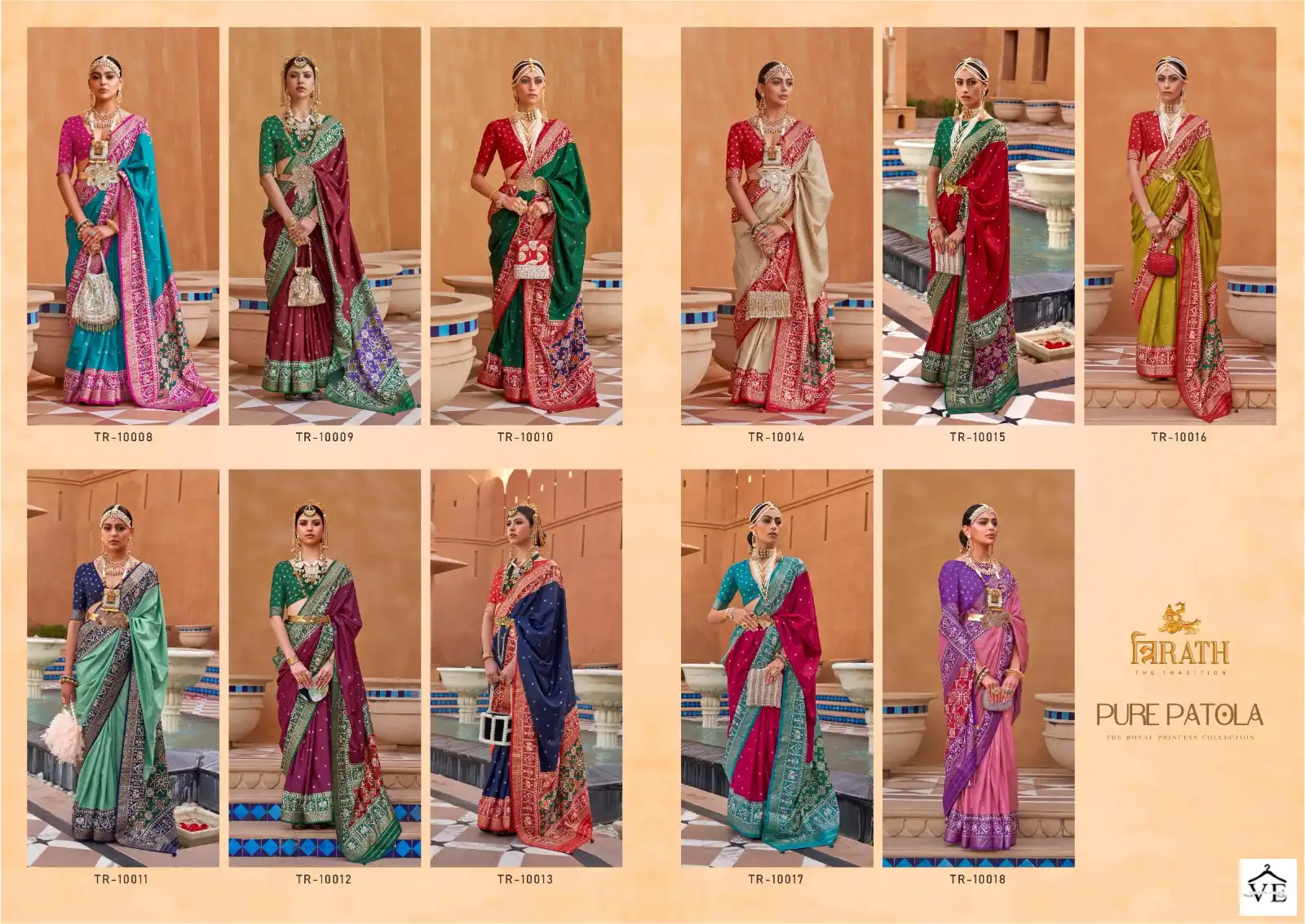 Trirath Pure Patola Vol 1 Sigma Silk Wholesale Saree Catalog — Wholesale Sarees, MPA wholesale from Surat — view 12