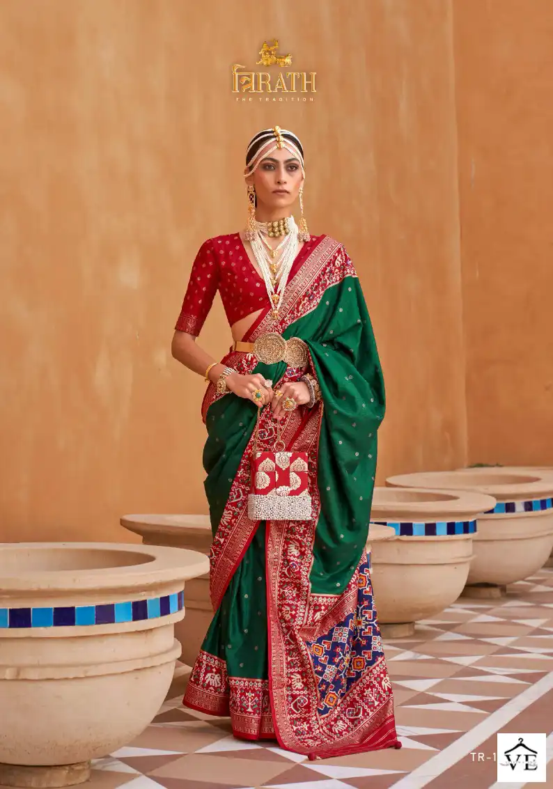 Trirath Pure Patola Vol 1 Sigma Silk Wholesale Saree Catalog — Wholesale Sarees, MPA wholesale from Surat — view 2