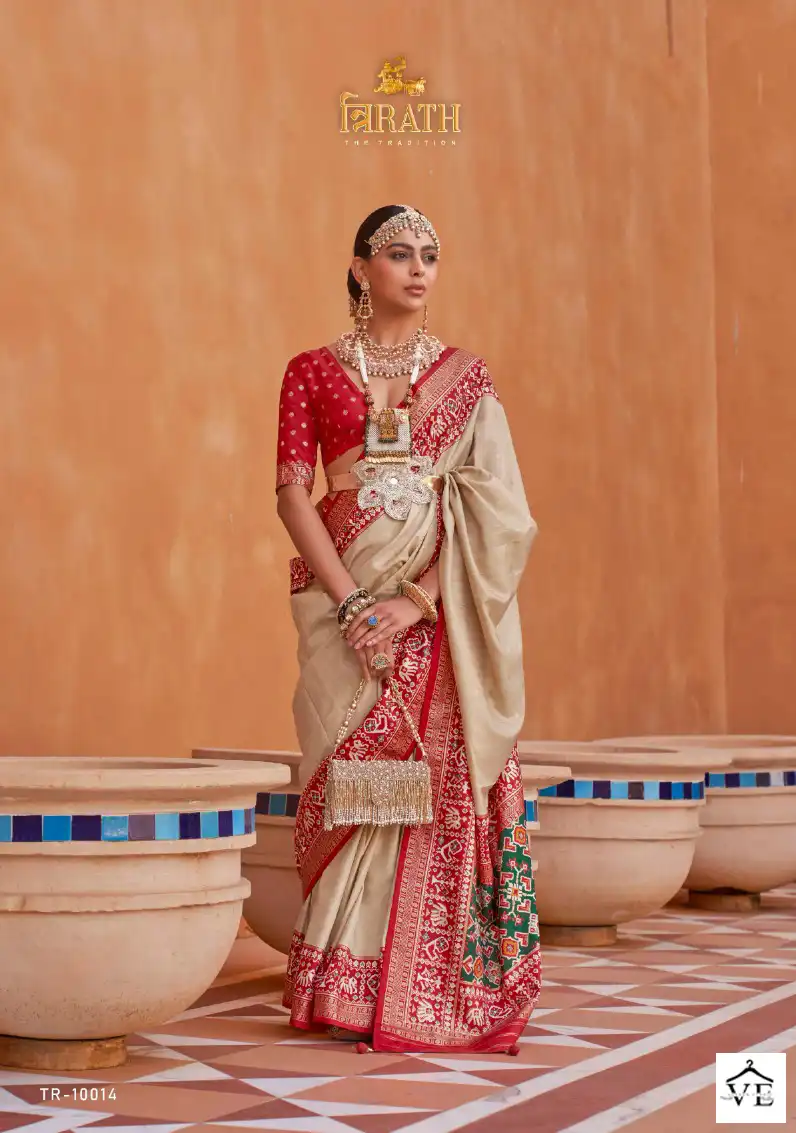 Trirath Pure Patola Vol 1 Sigma Silk Wholesale Saree Catalog — Wholesale Sarees, MPA wholesale from Surat — view 4