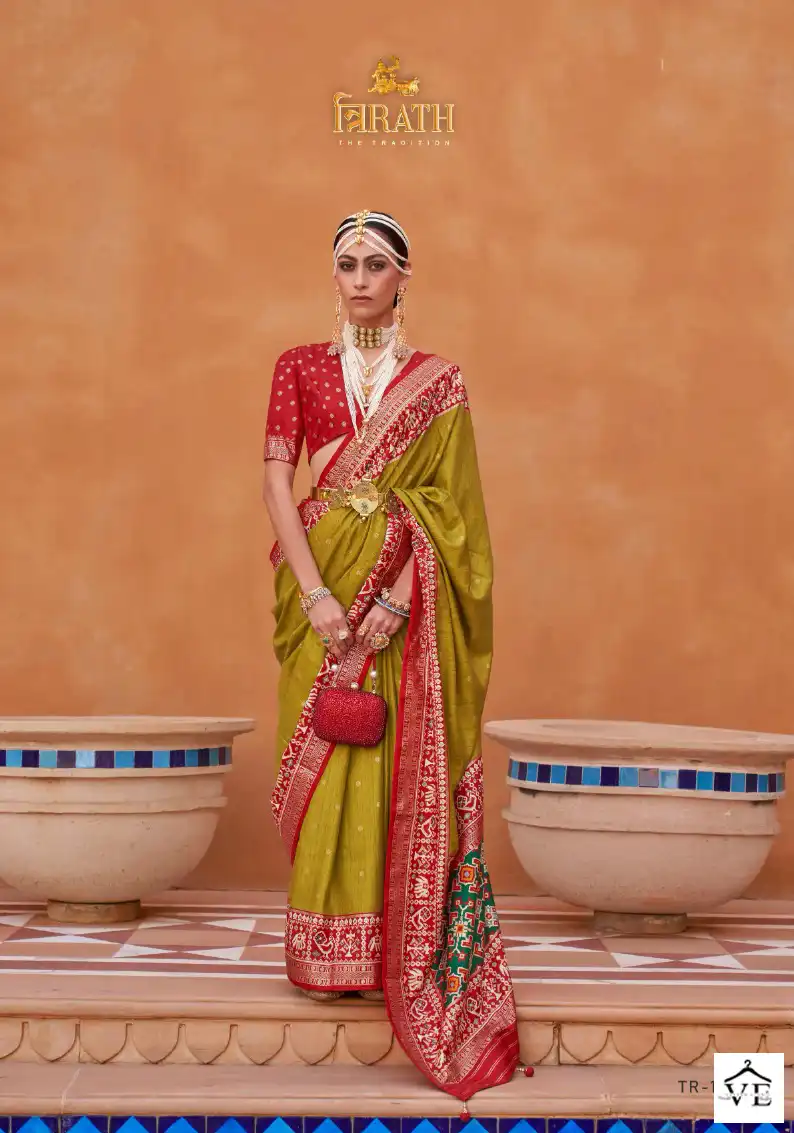 Trirath Pure Patola Vol 1 Sigma Silk Wholesale Saree Catalog — Wholesale Sarees, MPA wholesale from Surat — view 6