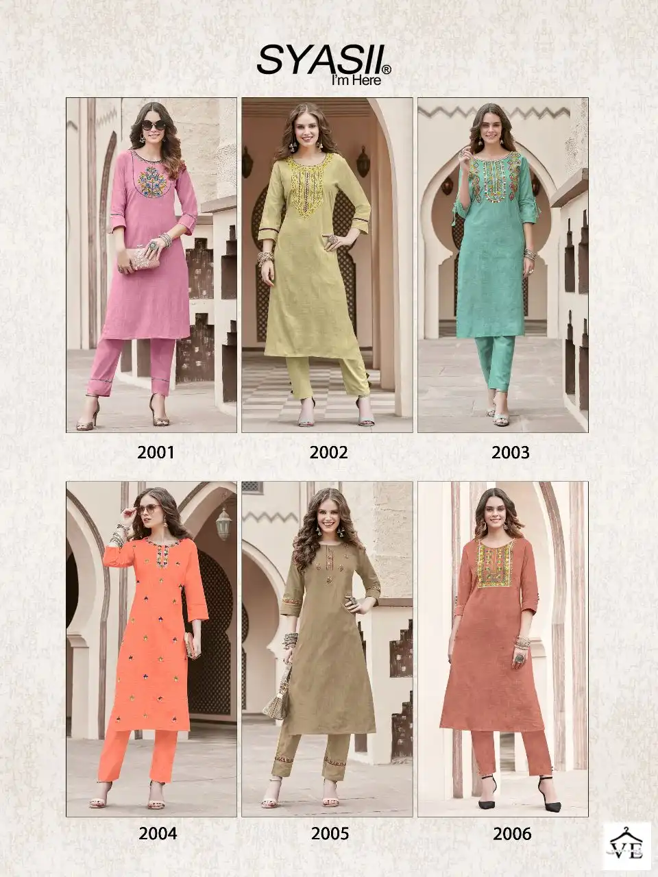 Syasii Pure Vol 2 100% Pure And Heavy Cotton Wholesale Kurti With Pant Catalog — Wholesale Kurtis, MPA wholesale from Surat — view 6