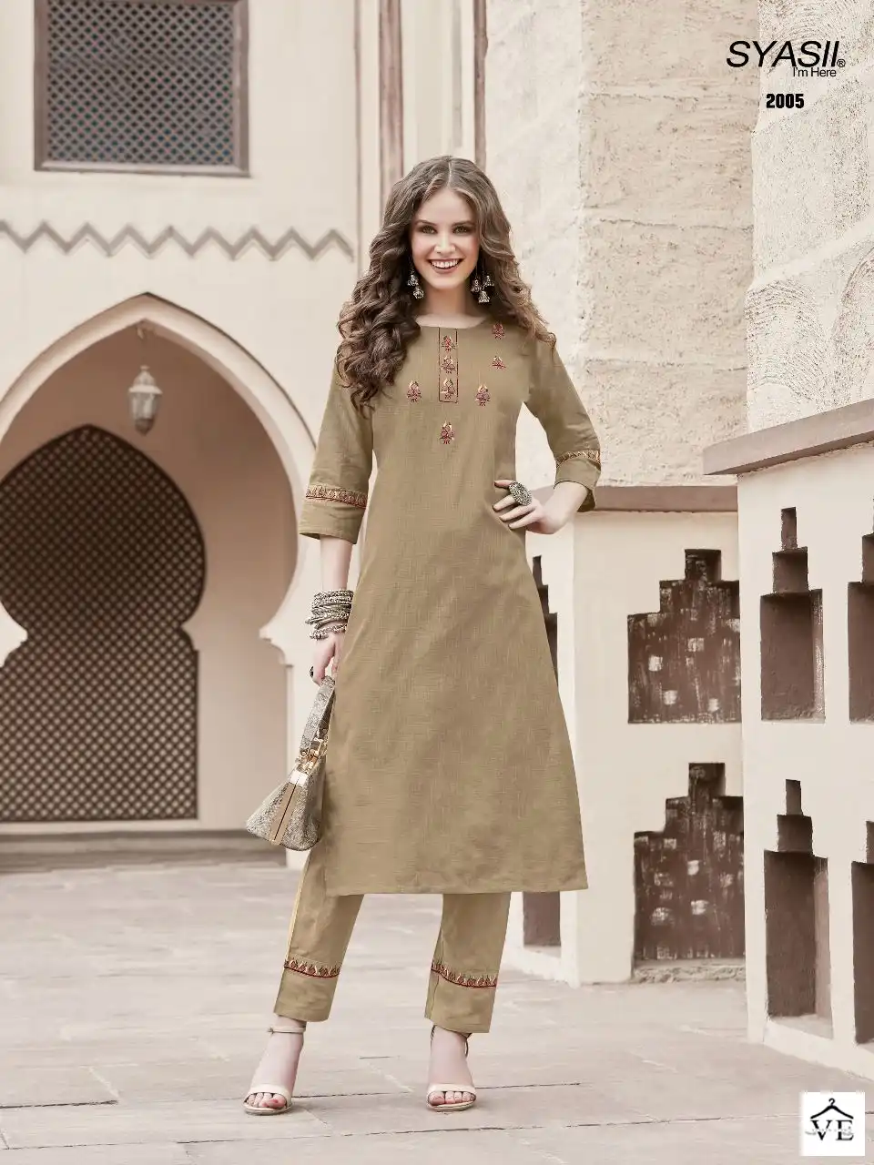 Syasii Pure Vol 2 100% Pure And Heavy Cotton Wholesale Kurti With Pant Catalog — Wholesale Kurtis, MPA wholesale from Surat - Gallery Image 2