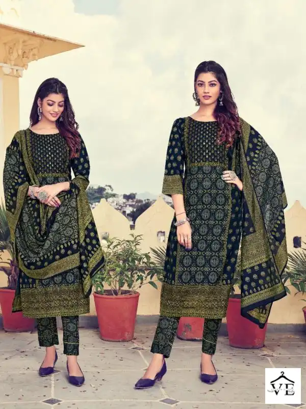 Ladies Flavour Panihari Pure Modal Chanderi Wholesale Readymade Suits Catalog — Wholesale Salwar Suits, MPA wholesale from Surat - Gallery Image 4