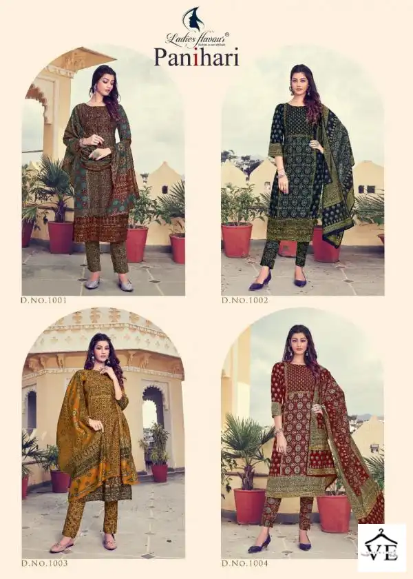 Ladies Flavour Panihari Pure Modal Chanderi Wholesale Readymade Suits Catalog — Wholesale Salwar Suits, MPA wholesale from Surat — view 5
