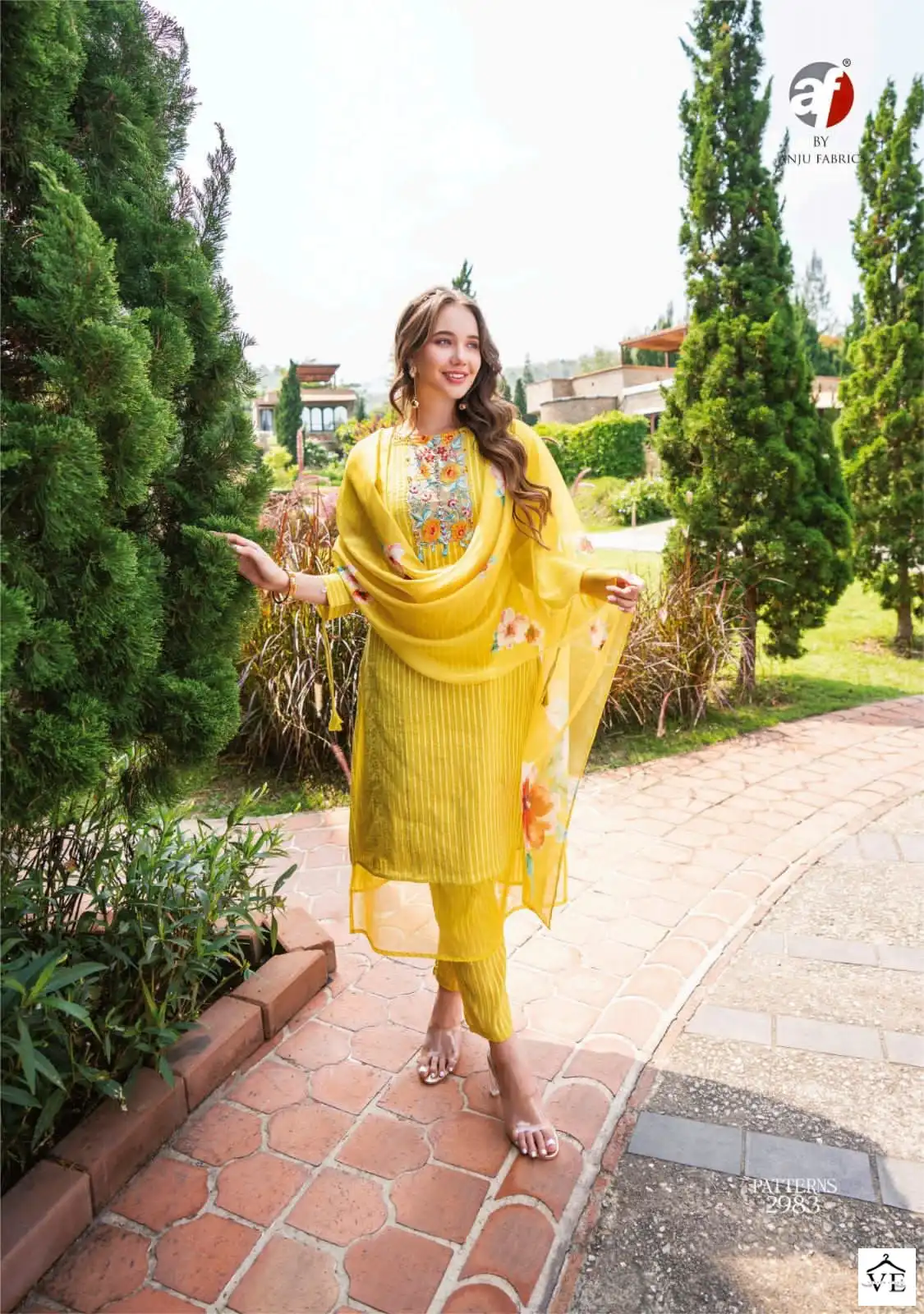 Anju Fabrics Patterns Pure Cotton Wholesale Readymade Salwar Suit Catalog — Wholesale Salwar Suits, MPA wholesale from Surat - Gallery Image 5