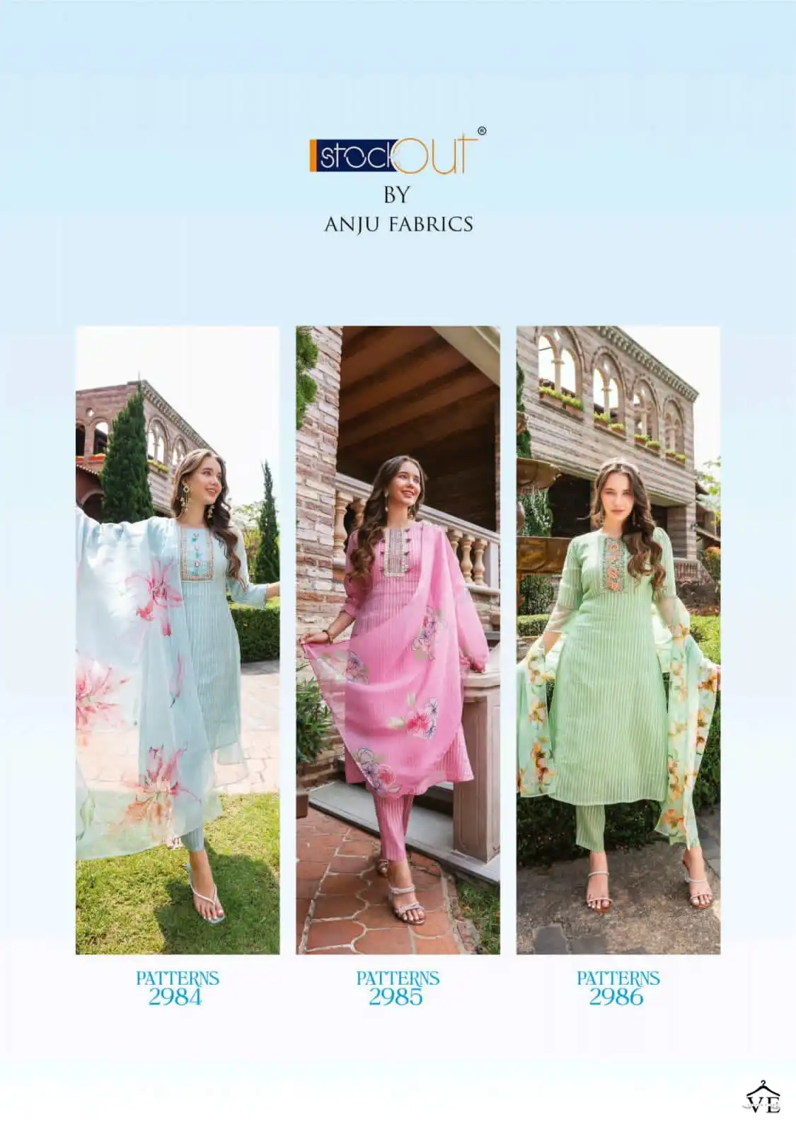 Anju Fabrics Patterns Pure Cotton Wholesale Readymade Salwar Suit Catalog — Wholesale Salwar Suits, MPA wholesale from Surat - Gallery Image 8