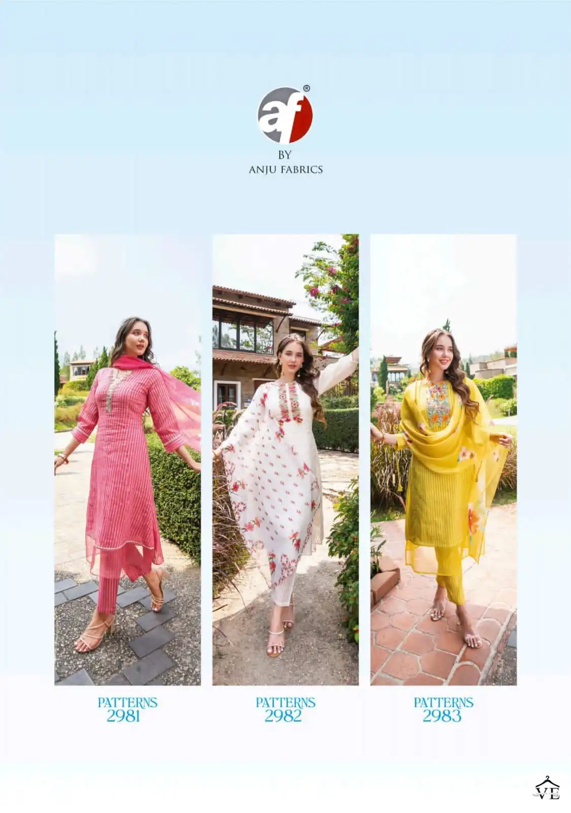 Anju Fabrics Patterns Pure Cotton Wholesale Readymade Salwar Suit Catalog — Wholesale Salwar Suits, MPA wholesale from Surat — view 9