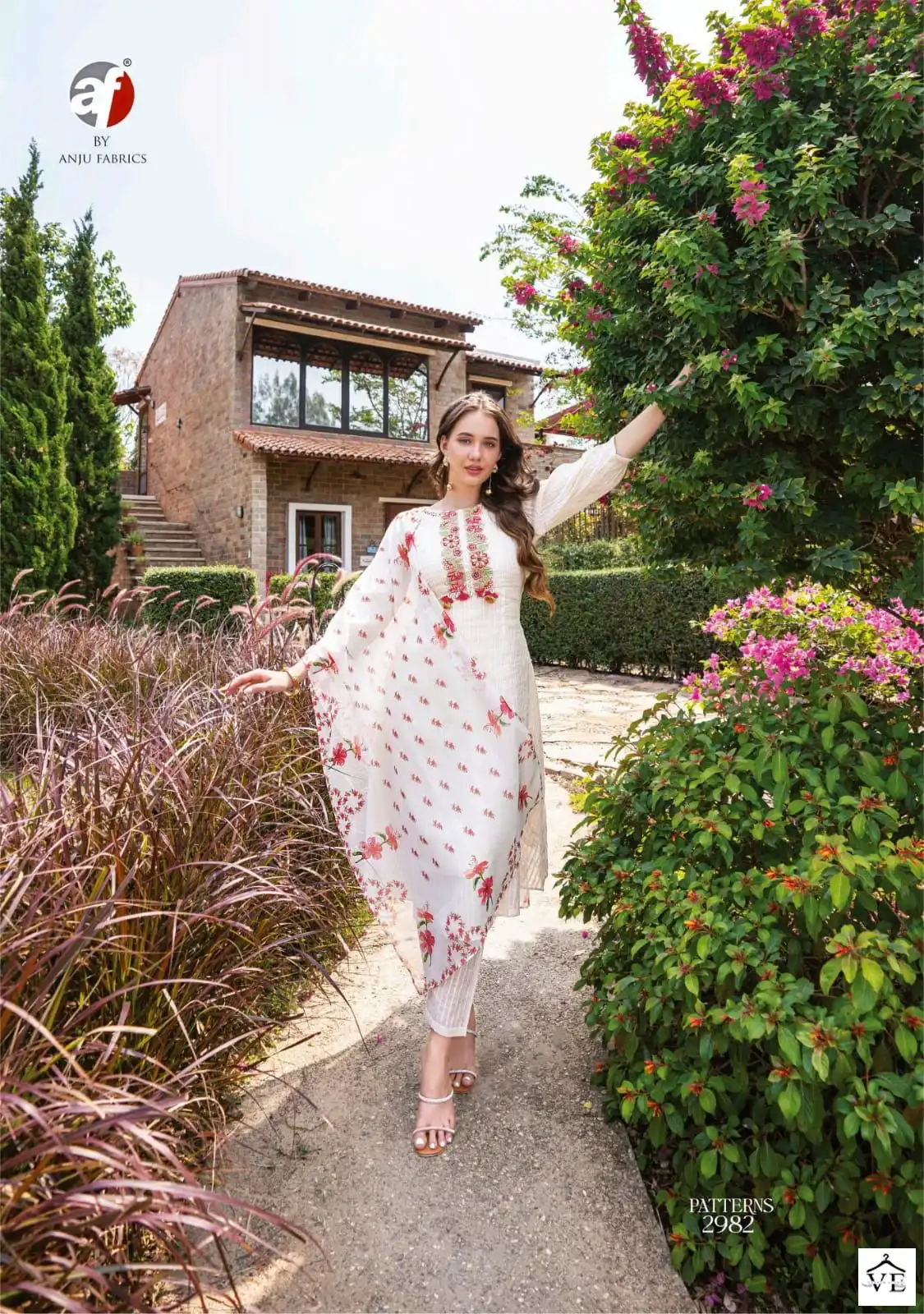 Anju Fabrics Patterns Pure Cotton Wholesale Readymade Salwar Suit Catalog — Wholesale Salwar Suits, MPA wholesale from Surat - Gallery Image 3