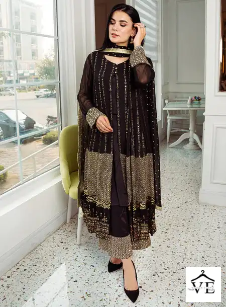 Al Khushbu Queen Vol 3 Georgette Wholesale Pakistani Salwar Kameez Catalog — Wholesale Salwar Suits, MPA wholesale from Surat — view 1