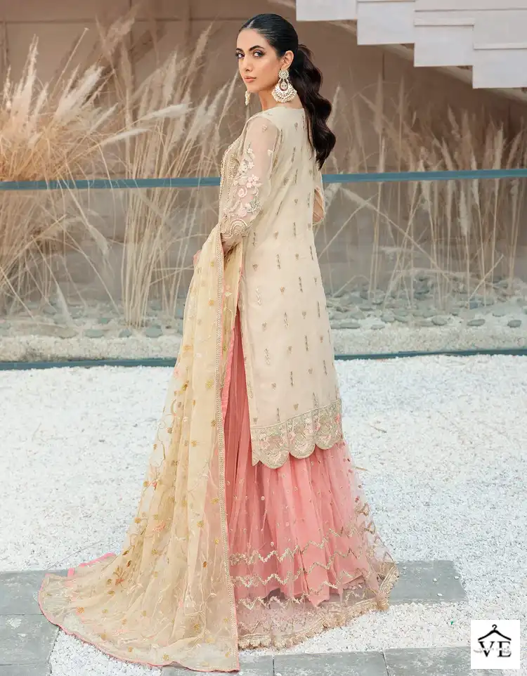 Ramsha R-562 Faux Georgette Wholesale Pakistani Suit — Wholesale Salwar Suits, MPA wholesale from Surat - Gallery Image 2